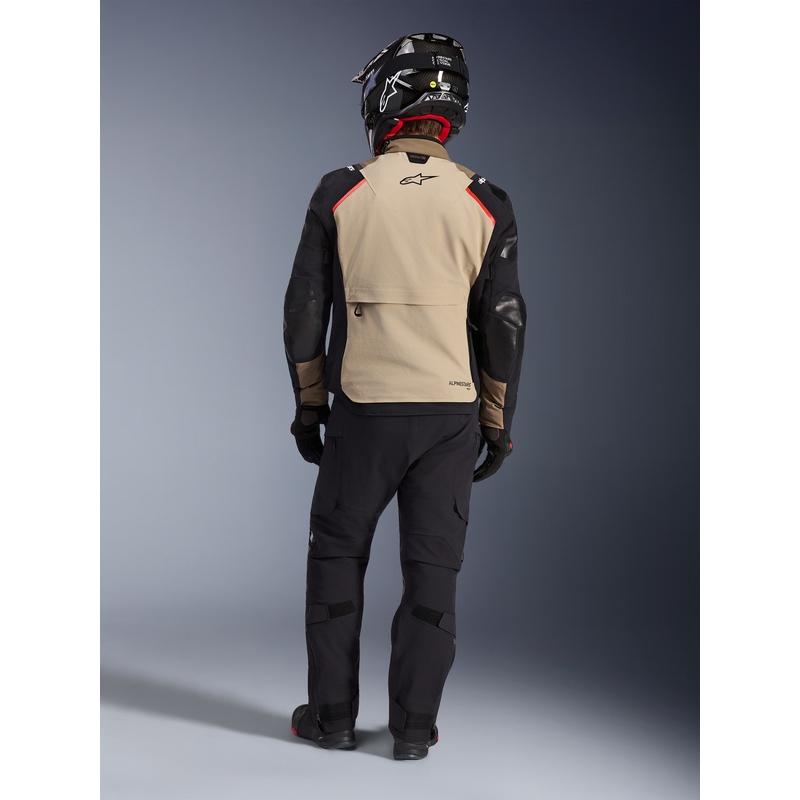 Alpinestars Andes PRO Drystar XF motocikla jaka brūna-melna-oranža