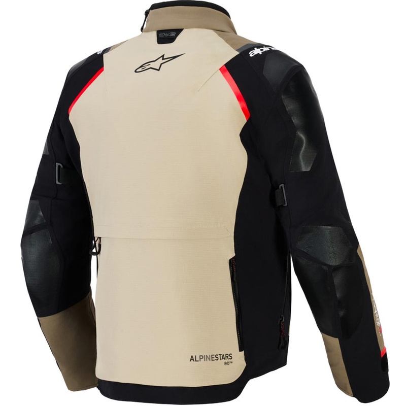 Alpinestars Andes PRO Drystar XF motocikla jaka brūna-melna-oranža