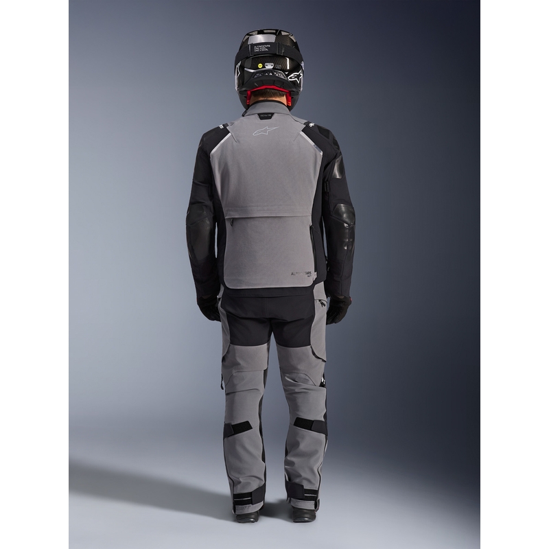 Alpinestars Andes PRO Drystar XF motocikla jaka, tumši pelēka-melna
