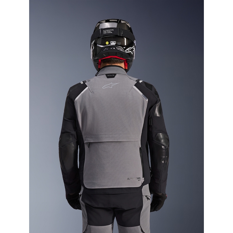Alpinestars Andes PRO Drystar XF motocikla jaka, tumši pelēka-melna