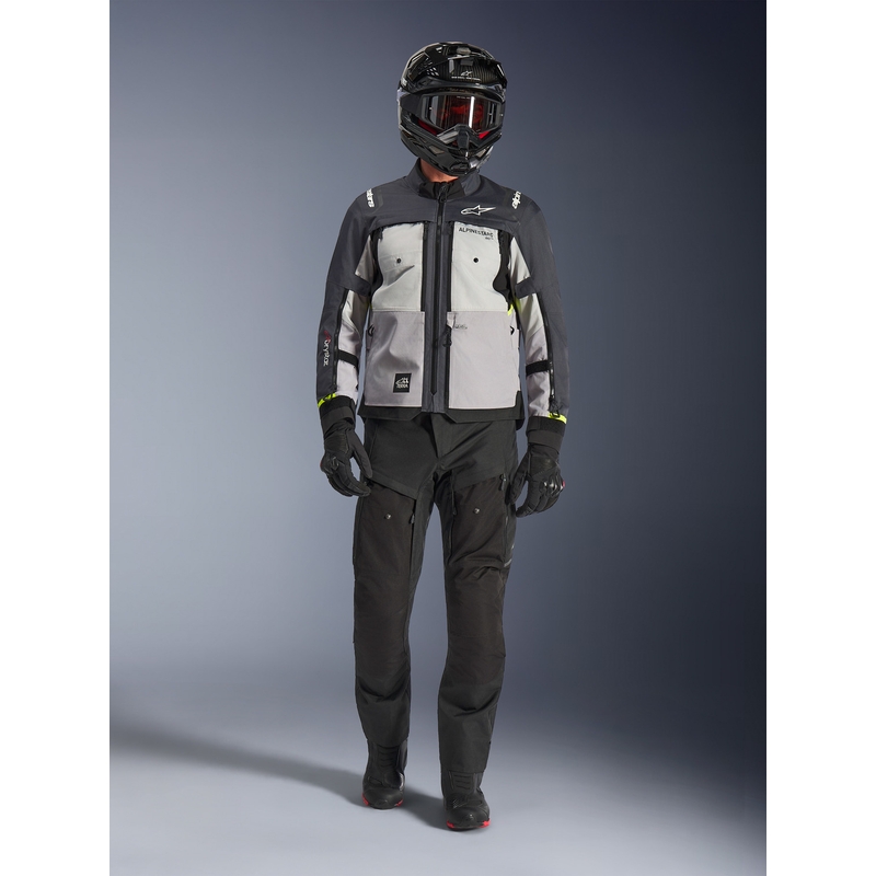 Alpinestars Cusco Drystar motocikla jaka gaiši pelēka-gaiši zila-tumši zila