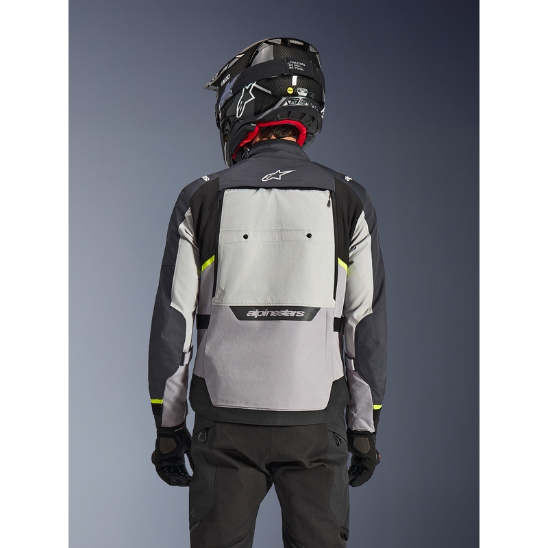 Alpinestars Cusco Drystar motocikla jaka gaiši pelēka-gaiši zila-tumši zila