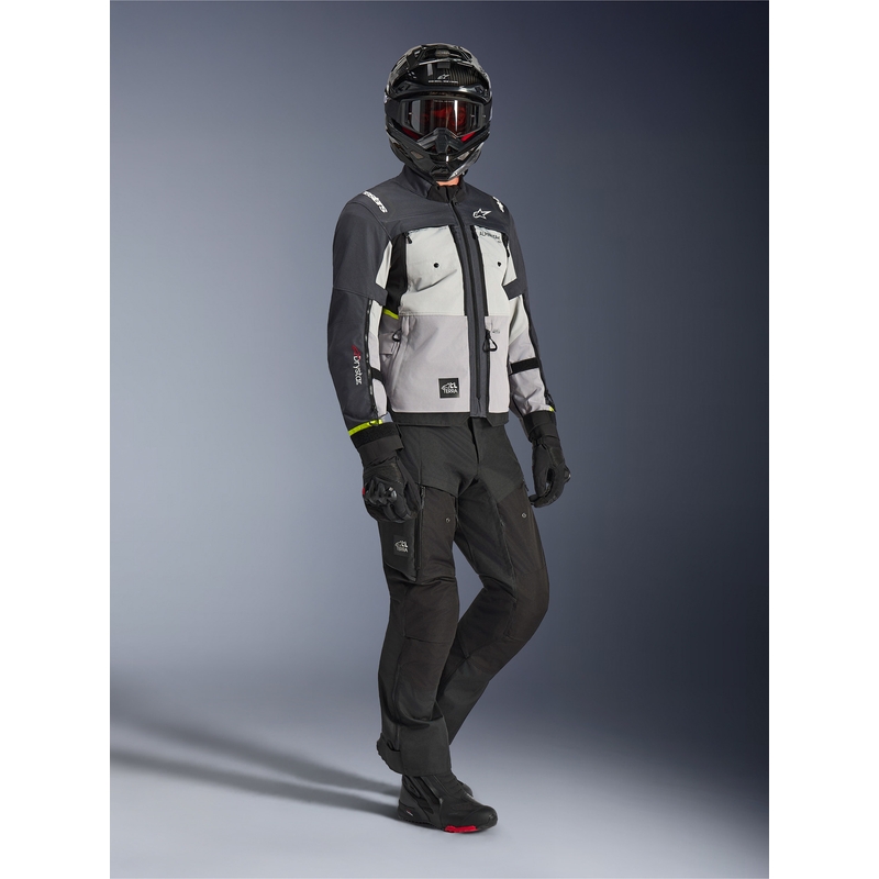 Alpinestars Cusco Drystar motocikla jaka gaiši pelēka-gaiši zila-tumši zila