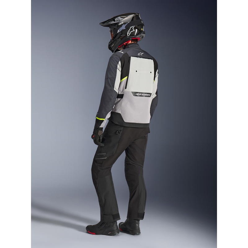 Alpinestars Cusco Drystar motocikla jaka gaiši pelēka-gaiši zila-tumši zila