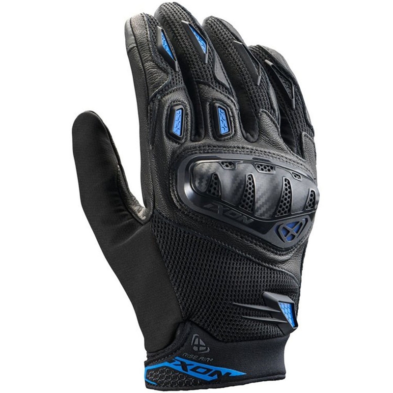 IXON Rise Air 2 motocikla cimdi melni zili