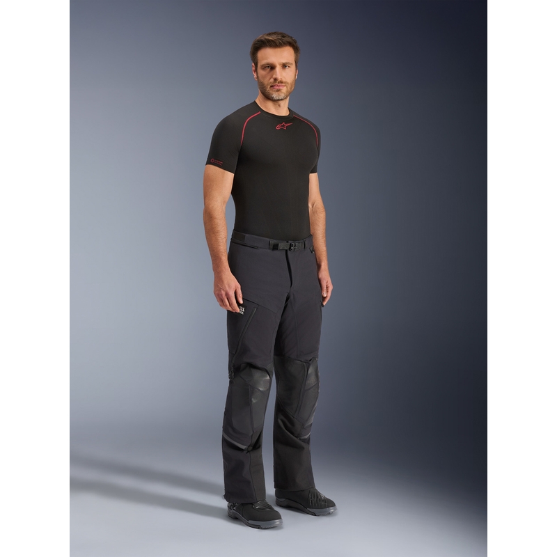 Alpinestars Andes PRO Drystar XF motocikla bikses melnas-tumši pelēkas
