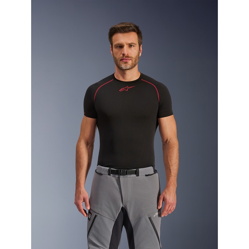 Alpinestars Andes PRO Drystar XF motocikla bikses tumši pelēkas-melnas