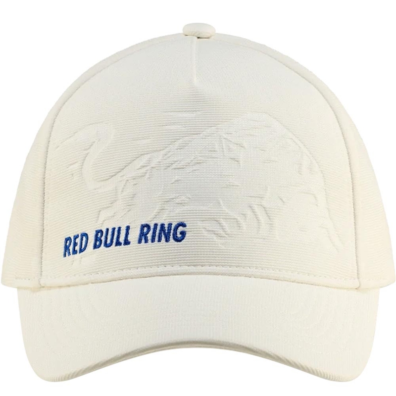 Red Bull Racing cepure ar reljefu, balta