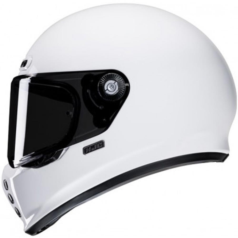 HJC V10 Solid pilnas sejas motocikla ķivere, balta