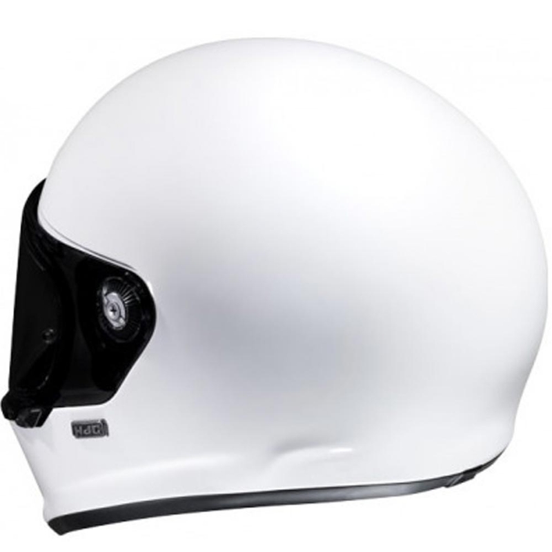 HJC V10 Solid pilnas sejas motocikla ķivere, balta