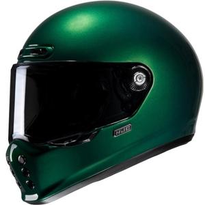 Integrēta motocikla ķivere HJC V10 Solid green