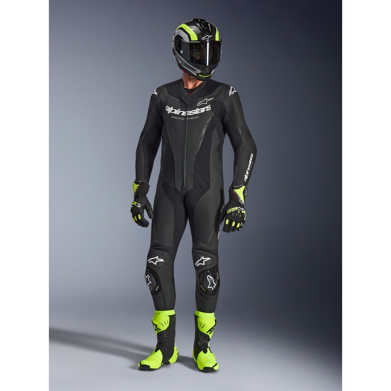 Alpinestars GP FORCE V2 viendaļīgs motocikla kombinezons melns-balts