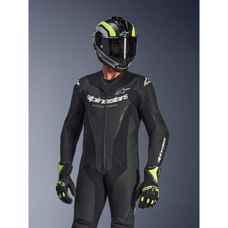 Alpinestars GP FORCE V2 viendaļīgs motocikla kombinezons melns-balts