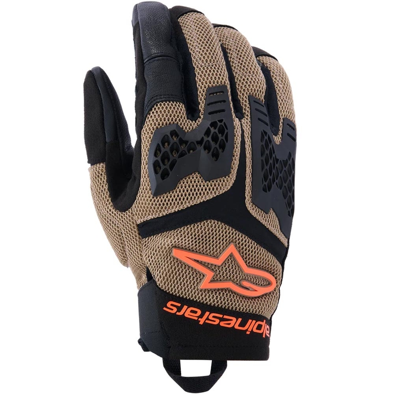 Alpinestars Manti Air motocikla cimdi tumši haki-melni-fluororanži