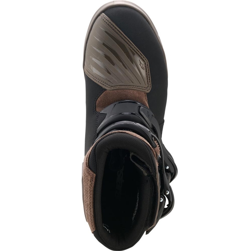 Alpinestars Belize V2 Drystar motociklu zābaki brūni melni