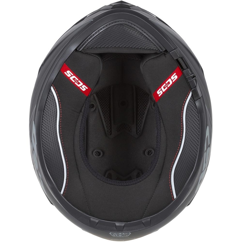 Cassida Integral GT 2.1 Jawa Sport motocikla ķivere, melna-pērļu-sarkana-sudraba