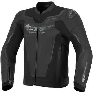 Alpinestars GP Force V2 ādas motocikla jaka melna-melna
