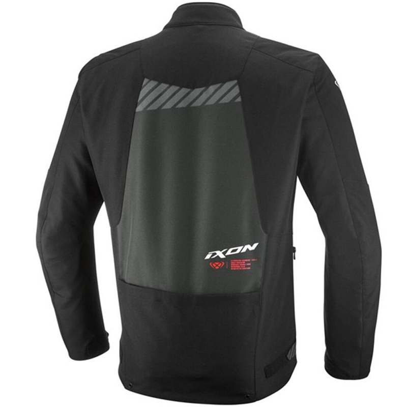 IXON Tyr motocikla jaka melna-antracīta-fluorescences sarkana