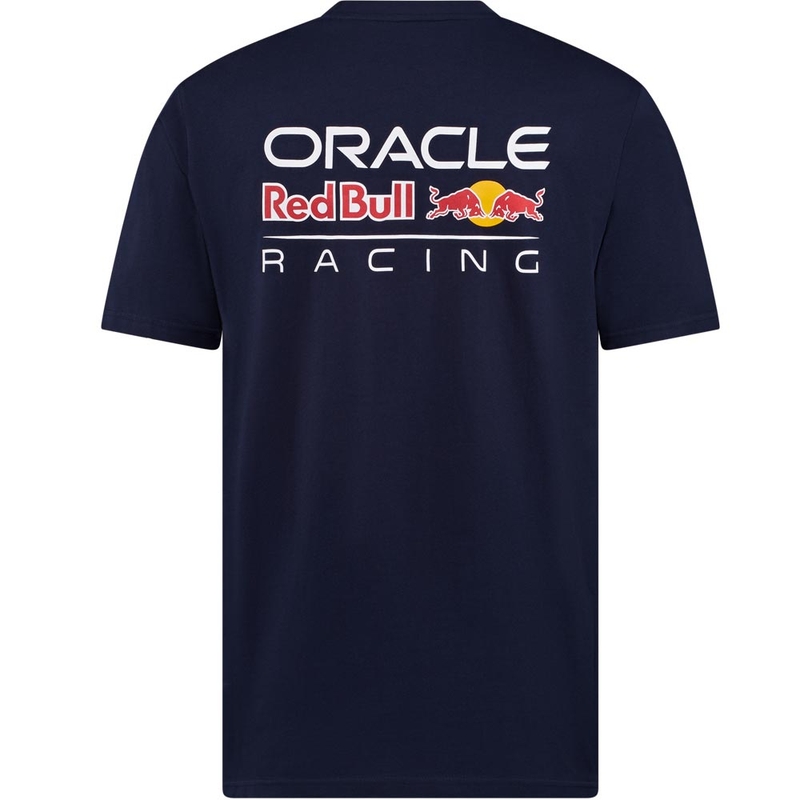 Oracle Red Bull Racing T-krekls ar sacīkšu izdevumu, tumši zils