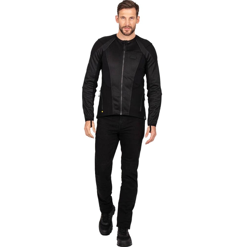 KNOX Urbane PRO Mk3 motocikla jaka melna