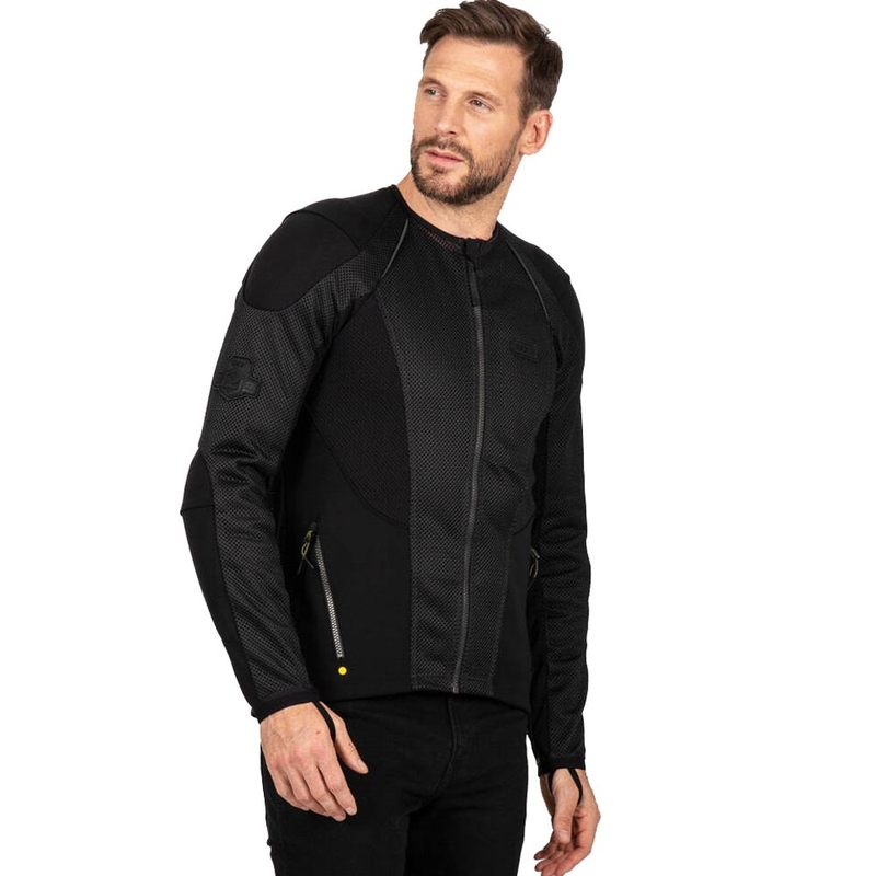 KNOX Urbane PRO Mk3 motocikla jaka melna