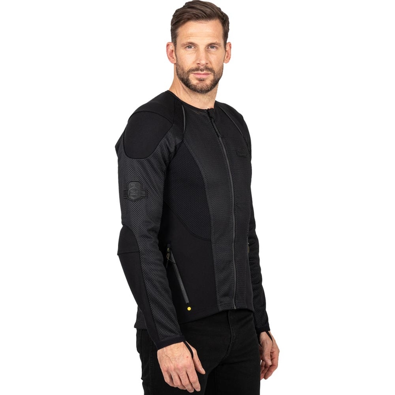 KNOX Urbane PRO Mk3 motocikla jaka melna