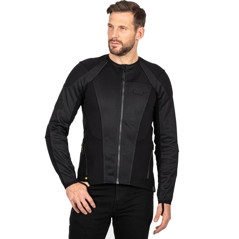 KNOX Urbane PRO Mk3 motocikla jaka melna