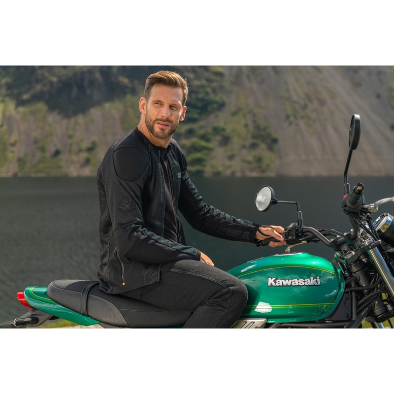 KNOX Urbane PRO Mk3 motocikla jaka melna