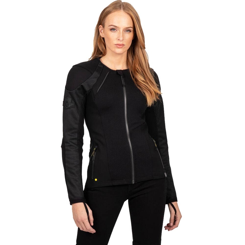 Knox Urbane PRO Mk3 sieviešu motocikla jaka melna