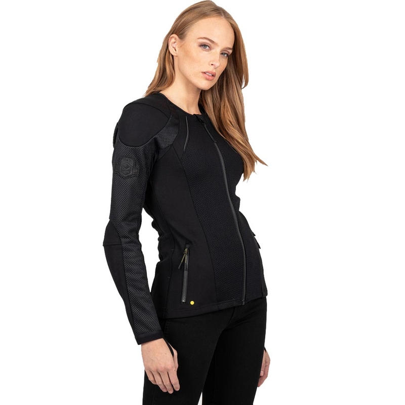 Knox Urbane PRO Mk3 sieviešu motocikla jaka melna