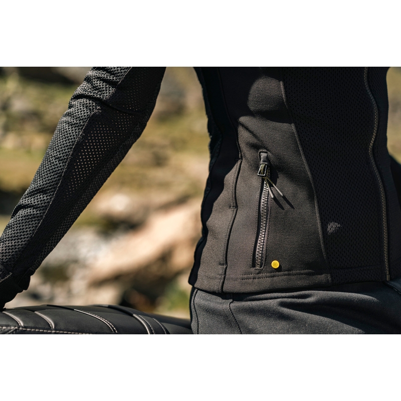 Knox Urbane PRO Mk3 sieviešu motocikla jaka melna