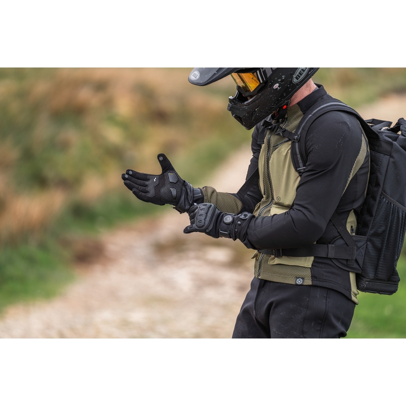 Knox Orsa Textile OR4 motocikla cimdi, melni