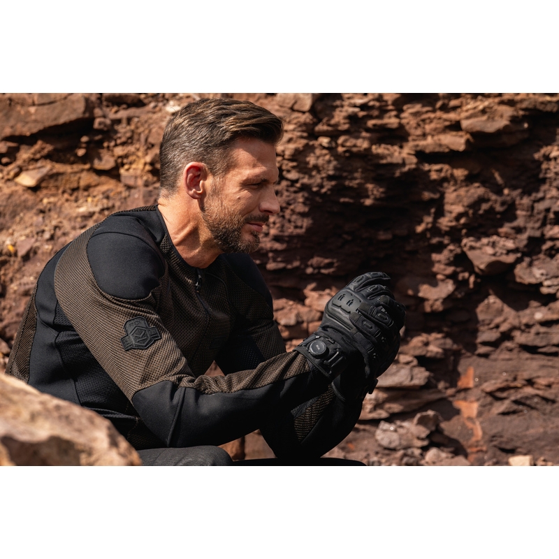 Knox Orsa Textile OR4 motocikla cimdi, melni