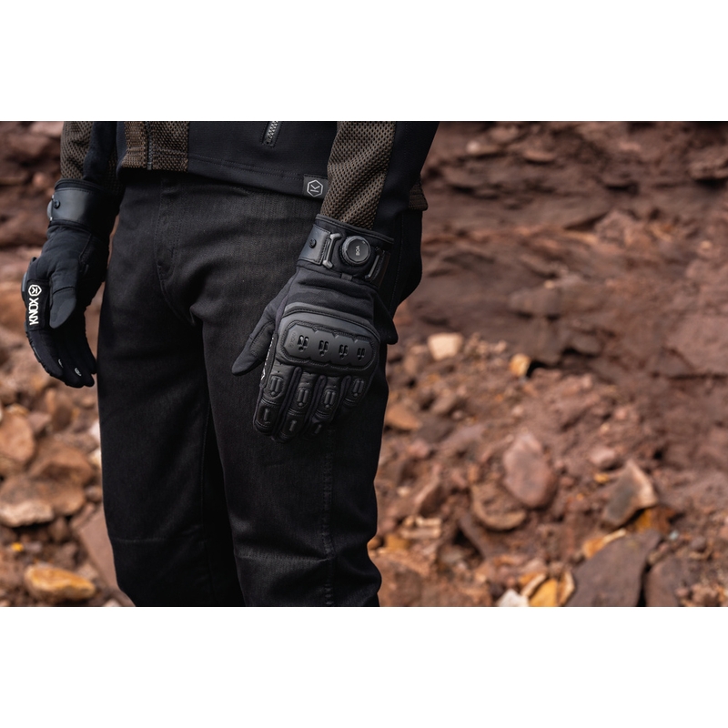 Knox Orsa Textile OR4 motocikla cimdi, melni