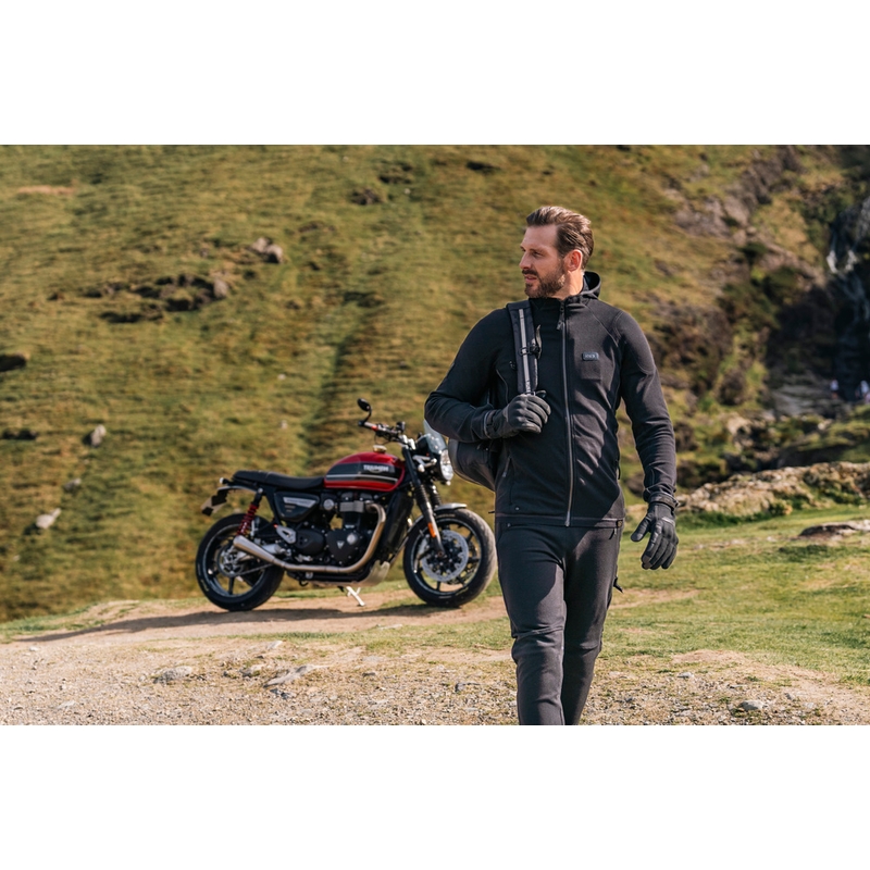 Knox Eda ikdienas piedzīvojumu motocikla mugursoma 25 l, melna