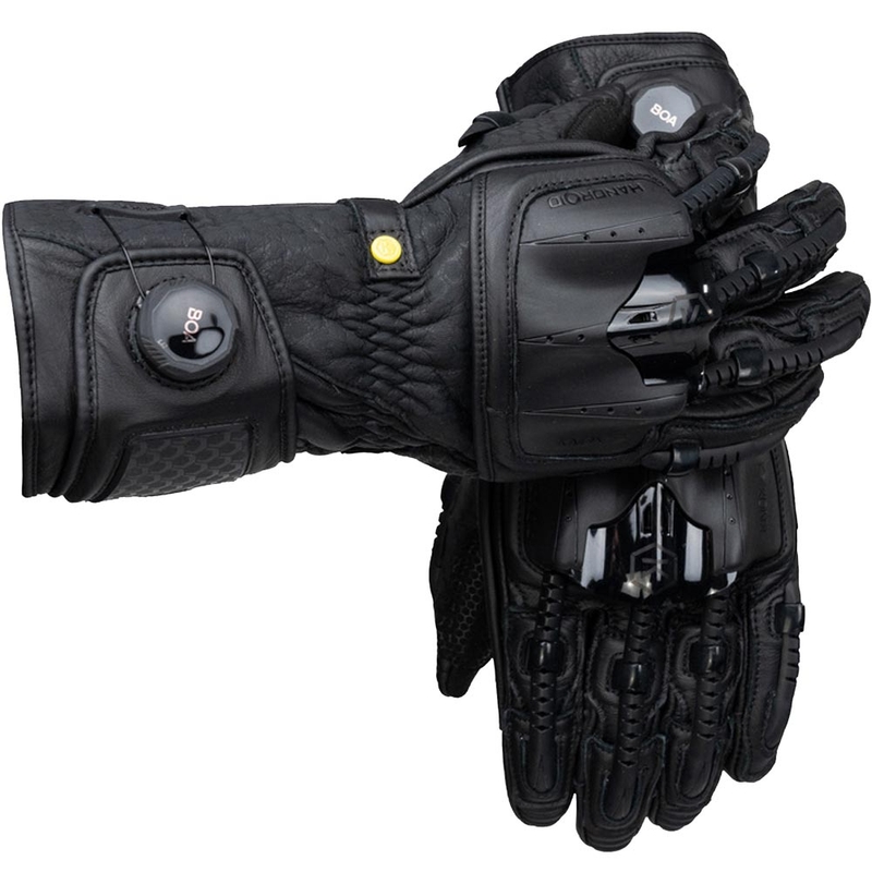 Knox Handroid All Black Mk5 motocikla cimdi, melni