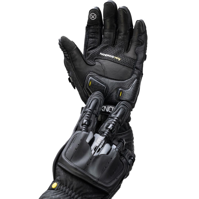 Knox Handroid All Black Mk5 motocikla cimdi, melni