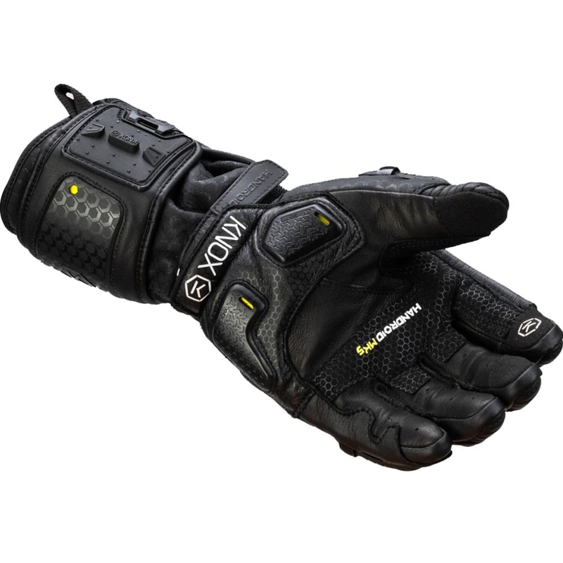 Knox Handroid All Black Mk5 motocikla cimdi, melni