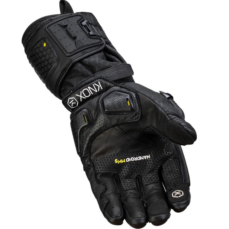 Knox Handroid All Black Mk5 motocikla cimdi, melni
