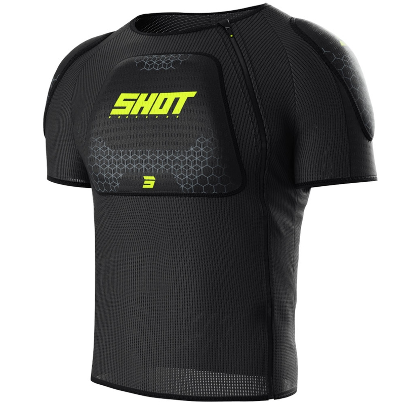 Shot Airlight T-krekls melns-fluo dzeltens