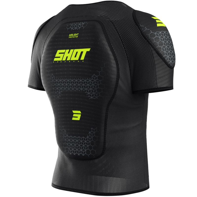 Shot Airlight T-krekls melns-fluo dzeltens