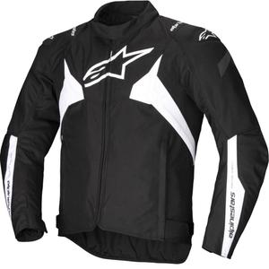 Alpinestars T-JAWS V4 ūdensnecaurlaidīga motocikla jaka melna-balta