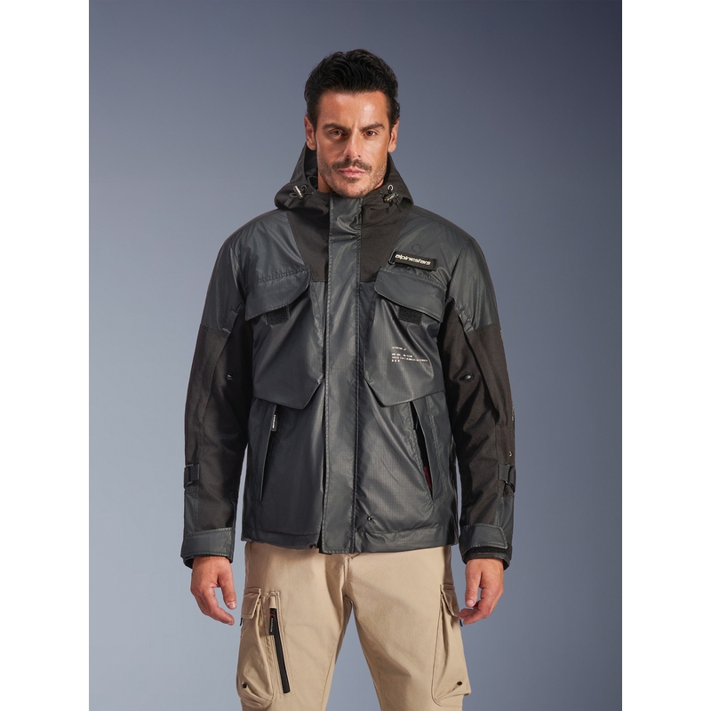 Alpinestars Mospher Waterproof motociklu jaka melna