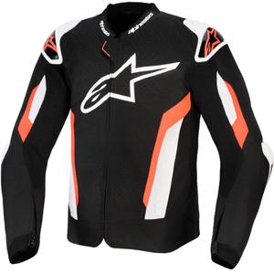 Alpinestars T-GP AIR motocikla jaka melna-fluorescējoši sarkana