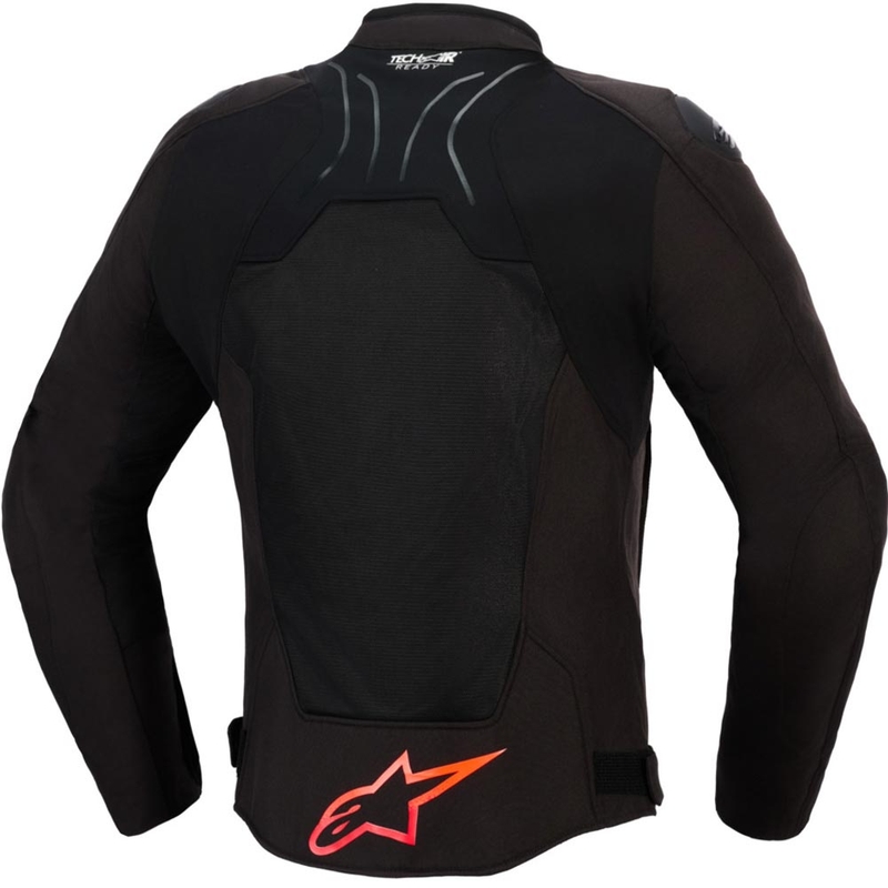 Alpinestars SMX Air motocikla jaka melna-sarkan-balta