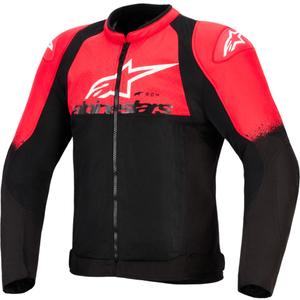Alpinestars SMX Air motocikla jaka sarkana-melna