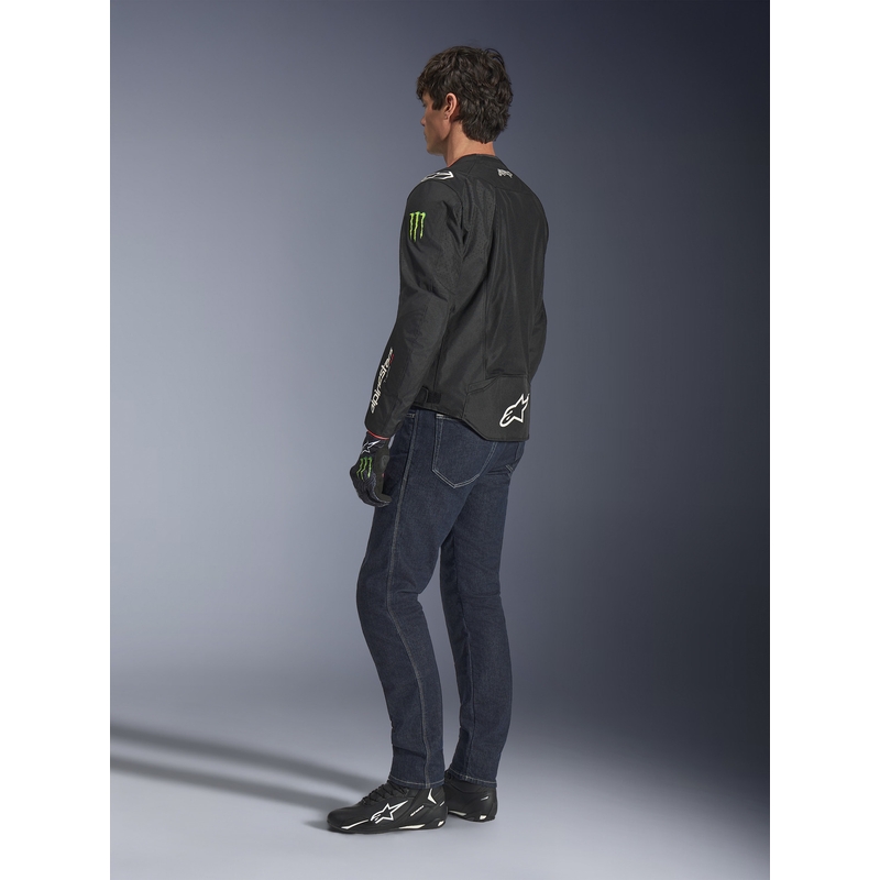 Alpinestars T-SPS Air V2 Monster FQ20 motocikla jaka, melni balta, kolekcija