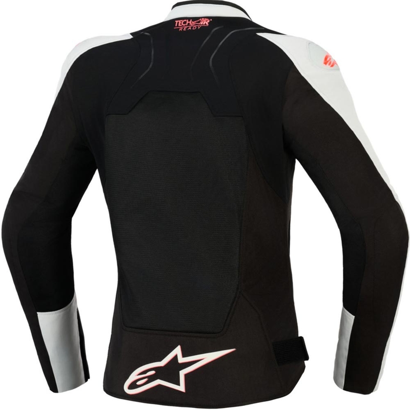 Alpinestars Stella SMX Air sieviešu motocikla jaka gaiši pelēka-melna-rozā
