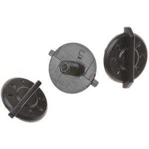 Viziera skrūvju komplekts Cassida Cross Cup 2 ķiverēm, melns