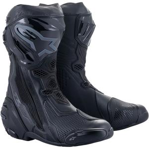 Alpinestars Supertech R Black Motociklu zābaki